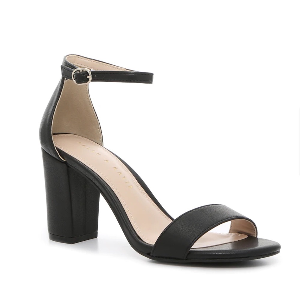 Kelly & Katie Black Hailee Heel